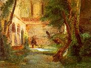 Charles Blechen Monastery in the Wood china oil painting reproduction